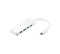 Goobay 66274 4 adattatori Multiporta USB Tipo C, Bianco - NUOVO