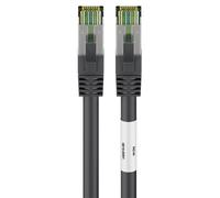 Goobay 66729 cavo di rete Nero 25 m Cat8.1 S/FTP (S-STP) - Nouvo