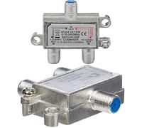 goobay 67054 Miscelatore SAT/UHF/VHF SAT Sluice gate Sat/Terrestre & Elettronica Cusano UV40 Miscelatore Antenna Satellitare e Terrestre, Grigio