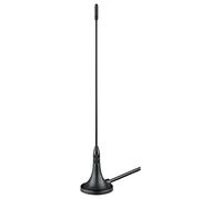 Goobay 67090 Antenna Magnetica Passiva per DVB-T, Nero, 2 m Lunghezza del Cavo