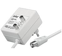 Goobay 67226 Amplificatore Antenna per Due Dispositivi (DVB-T/DVB-T2/DVB-C), Bianco