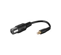 KA KK-MCX - Adattatore per antenna, IEC femmina, MCX maschio, 0,1 m
