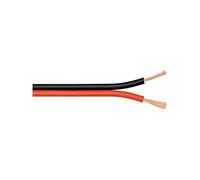 Goobay 67730 Cavo Altoparlanti Rosso/Nero CCA, 25m Lunghezza del Cavo