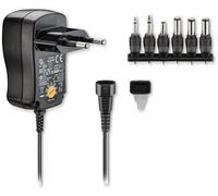 Goobay 67950 Alimentatore Universale, 3 V - 12 V, 0.60 A Uscita, max. Amperaggio