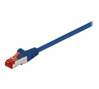 Goobay 68276 50 m Cat6 S/FTP (S-STP) RJ-45 RJ-45 Blu CAT 6 cavo patch S/FTP
