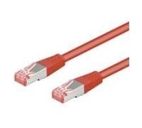 Goobay 68279 cavo di rete Rosso 2 m Cat6 S/FTP S-STP (Goobay RJ45 S/FTP CAT6 2 meter skrmet) NEW