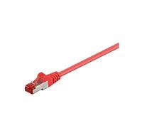 Goobay 68283 CAT 6 Cavo Patch, Rete S/FTP (PiMF), Rosso, 10m Length