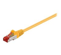 Goobay 68307 CAT 6 Cavo Patch, Rete S/FTP (PiMF), Giallo, 20m Length