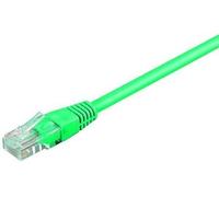 goobay 68363 CAT 5e Cavo di collegamento, U/UTP, Verde, 20m Lunghezza del cavo