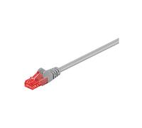 Goobay 68414 CAT 6 Cavo Patch, Rete U/UTP, Grigio, 30m Length