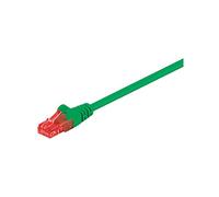 Goobay 68435 CAT 6 Cavo Patch, Rete U/UTP, Verde, 0.5m Length
