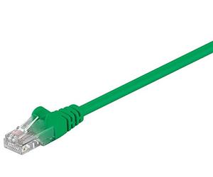 goobay 68440 CAT 6 - Cavo di collegamento UTP, 1 m, colore: Verde