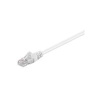 Goobay 68500 CAT 5e Cavo Patch, Rete U/UTP, Bianco, 0.5m Length