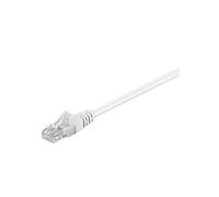 goobay 68501 CAT 5e Cavo di collegamento, U/UTP, Bianco, 1m Lunghezza del cavo