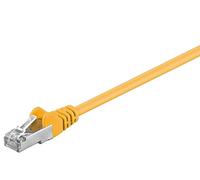 Goobay 68617 CAT 5e - Cavo di collegamento, F/UTP, 0,25 m, colore: Giallo