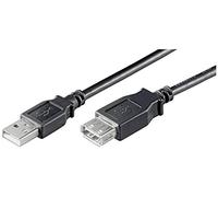 Goobay Cavo di prolunga USB 2.0 68622 Hi-Speed A-A maschio/femmina 0,3 m nero