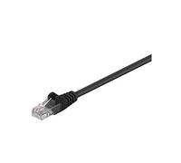 Goobay 68649 CAT 5e Cavo Patch, Rete U/UTP, Nero, 3m Length