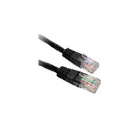 goobay 68658 CAT 5e Cavo di collegamento, F/UTP, Nero, 2m Lunghezza del cavo