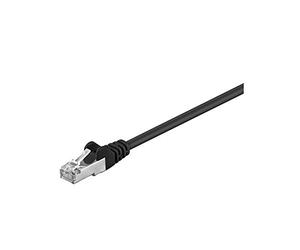 Goobay 68658 CAT 5e Cavo Patch, Rete F/UTP, Nero, 2m Length
