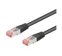 Goobay 68694 cavo di rete Nero 10 m Cat6 S/FTP S-STP (goobay patchkabel - 10 m - sort) NEW