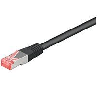 Goobay 68697 CAT 6 Cavo Patch, Rete S/FTP (PiMF), Nero, 20m Length