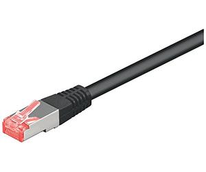 Goobay 68697 CAT 6 Cavo Patch, Rete S/FTP (PiMF), Nero, 20m Length