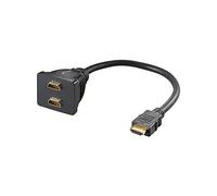 GOOBAY 68784 - Cavo adattatore, da connettore HDMI a 2 prese HDMI