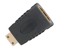 Goobay 68841 Adattatore HDMI, Dorato, Nero