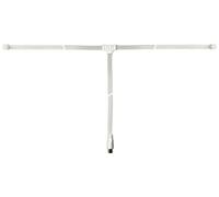Goobay 68850 Antenna Filare a Dipolo VHF con Innesto Coassiale, Bianco, 1.75m Lunghezza del Cavo