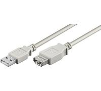 Goobay 69624 Cavo prolunga USB 2.0 ad alta velocità grigio - Spina USB 2.0 (tipo A) > Presa USB 2.0 (tipo A)