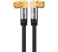 Goobay 70589 cavo coassiale 10 m F Nero