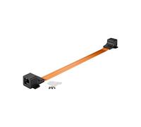 Goobay 71412 Passaggio Finestra RJ45 Ultra-Slim, 0.3m Length