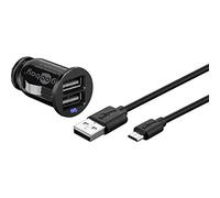 Goobay 71692 - Kit di ricarica per auto Micro USB 2, 1 A
