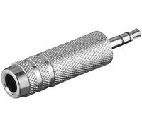 Goobay 72285 AUX per adattatore cuffie; jack da 3 5 mm a 6 35 mm - Spina 3 5 mm (3-pin stereo) > Presa 6 35 mm (3-pin stereo)