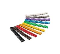 Goobay 72513 Marcatori a Clip per Cavi "Cifre 0-9", per Cavi con un Diametro Massimo di 2.5mm, Confezioni da 100