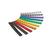 Goobay 72514 Marcatori a Clip per Cavi "Cifre 0-9", per Cavi con un Diametro Massimo di 4mm, Confezioni da 100