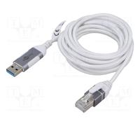 Cavo Adattatore Ethernet USB 3.0 a RJ45 Goobay 15 m Bianco