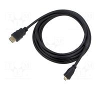 GOOBAY 74433 - Connettore HDMI A > connettore Micro D, 8K 60 Hz, 2 m.
