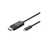 Goobay 79295 Cavo Adattatore USB-C- DisplayPort, 4k60Hz, Nero, 1.20 m Lunghezza del Cavo
