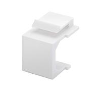 Goobay 79816 Keystone copertura, Bianco, 16.8mm Larghezza, Confezioni da 4