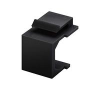 Goobay 79990 Keystone copertura, Nero, Confezioni da 4