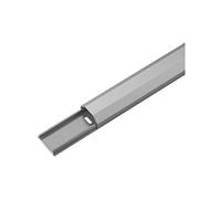 Goobay 90666 Canalina di Cablaggio Alluminio 33mm, Lunghezza 1.1m, Argento