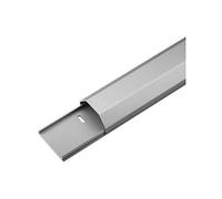Goobay 90668 Canalina di Cablaggio Alluminio 50mm, Lunghezza 1.1m, Argento