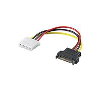 Goobay 92634 Cavo elettrico/adattatore per PC; presa SATA a presa 5.25 - Spina SATA Standard > Presa HDD/5 25 inch (4 pin)