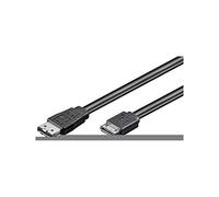 Goobay 93246 Cavo HDD eSATA 1.5 GBits / 3 GBits / 6 Gbits, Spina SATA L-Type, 0.50m Lunghezza del Cavo