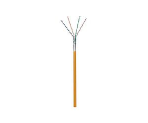 Goobay 93268 CAT 5e Cavo di Rete Matassa, F/UTP, Arancione, 100m Lunghezza