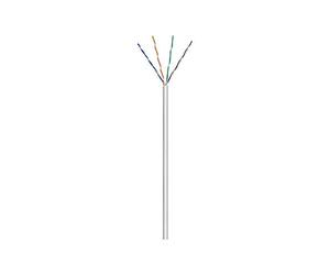 Goobay 93293 CAT 6 Cavo di Rete Matassa, U/UTP, Grigio, 100m Lunghezza