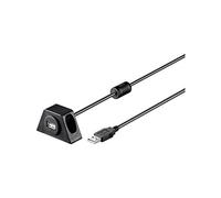 GOOBAY 93351 - Cavo di prolunga USB 2.0 con staffa di montaggio da 2,0 m