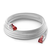Goobay 93506 CAT 6 Cavo Patch di Rete S/FTP (PiMF), Bianco, 20m Lunghezza