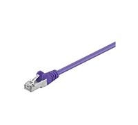 Goobay 93518 CAT 5e Cavo Patch di Rete SF/UTP, Viola, 3m Lunghezza